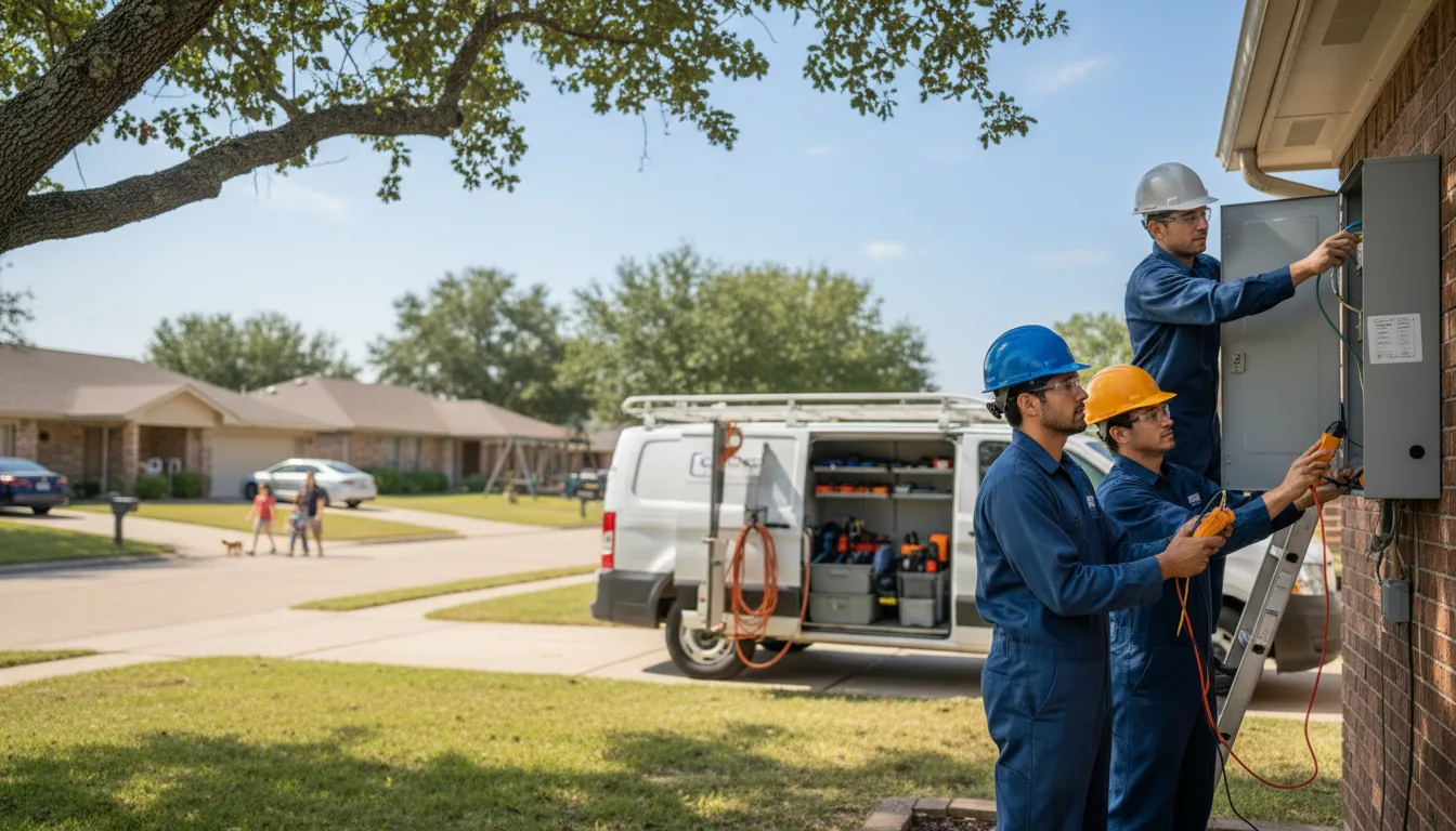 Certified electrician providing emergency electrical services in Jamesville, NY